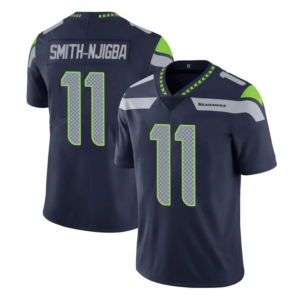 Tuec S.Seahawks #11 Jaxon Smith-Njigba Player Navy Limited Vapor Untouchable Home Game Stitched Jerseys