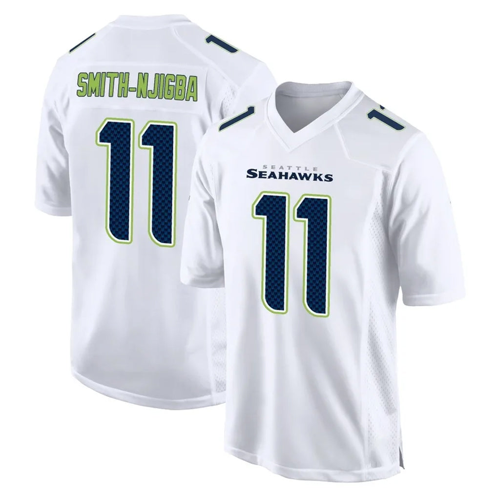 Tuec S.Seahawks #11 Jaxon Smith-Njigba Player White Tundra Fashion Home Game Stitched Jerseys