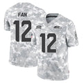 Tuec S.Seahawks #12 12th Fan Player Arctic Camo Limited Salute To Service Home Game Stitched Jerseys