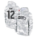 Tuec S.Seahawks #12 12th Fan Player Arctic Camo Limited Salute to Service Pullover Hoodies Game Stitched Jerseys