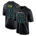 Tuec S.Seahawks #12 12th Fan Player Black Limited Fashion Home Game Stitched Jerseys