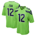 Tuec S.Seahawks #12 12th Fan Player Green Home Game Stitched Jerseys