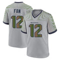 Tuec S.Seahawks #12 12th Fan Player Grey 2025 Rivalries Collection Home Game Stitched Jerseys
