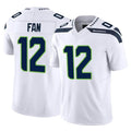 Tuec S.Seahawks #12 12th Fan Player White Limited Vapor F.U.S.E. Home Game Stitched Jerseys