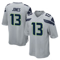Tuec S.Seahawks #13 Ernest Jones IV Player Gray Home Game Stitched Jerseys