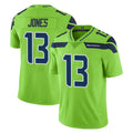 Tuec S.Seahawks #13 Ernest Jones IV Player Green Limited Color Rush Home Game Stitched Jerseys