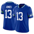 Tuec S.Seahawks #13 Ernest Jones IV Player Royal Limited Throwback Vapor F.U.S.E. Home Game Stitched Jerseys
