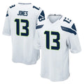 Tuec S.Seahawks #13 Ernest Jones IV Player White Home Game Stitched Jerseys