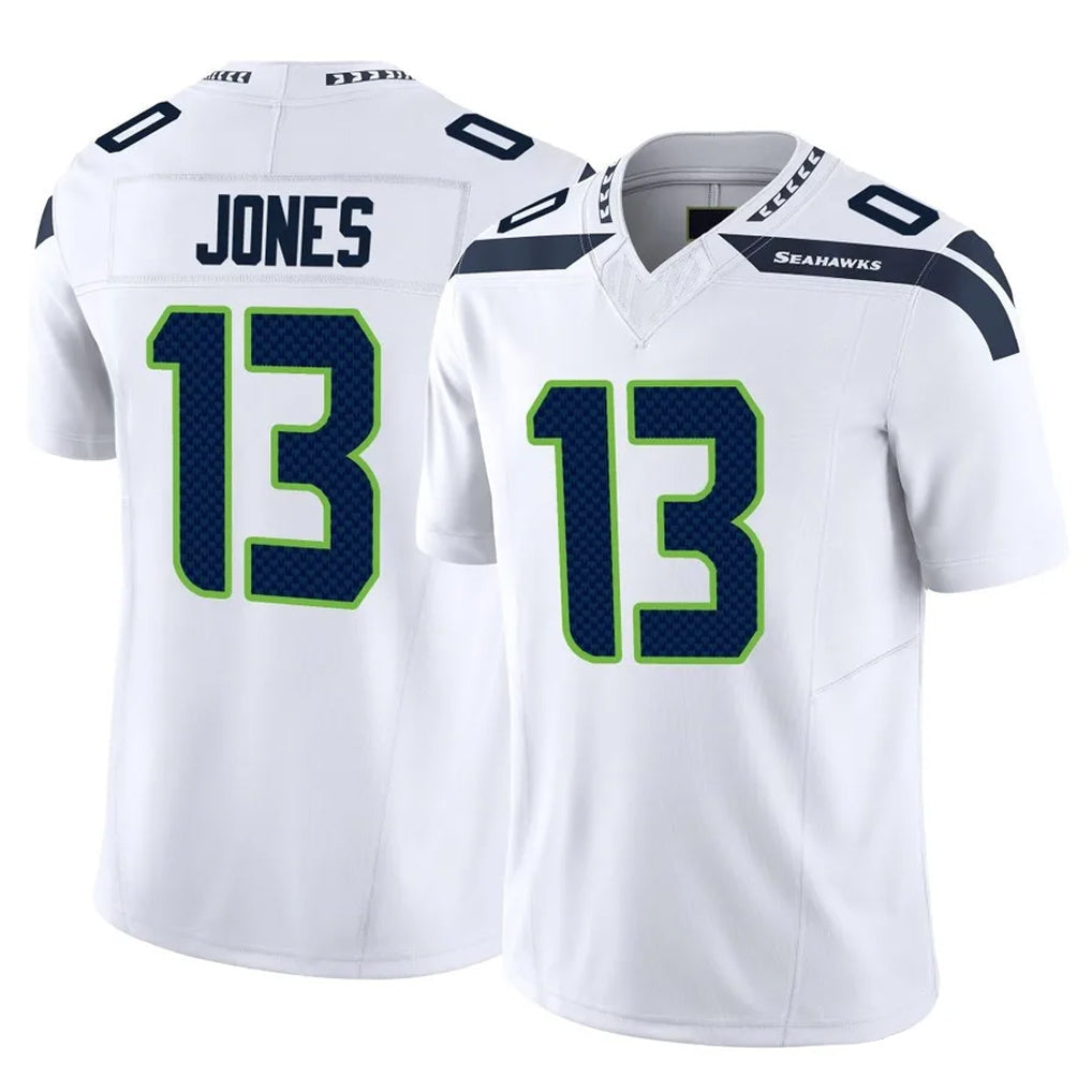 Tuec S.Seahawks #13 Ernest Jones IV Player White Limited Vapor F.U.S.E. Home Game Stitched Jerseys