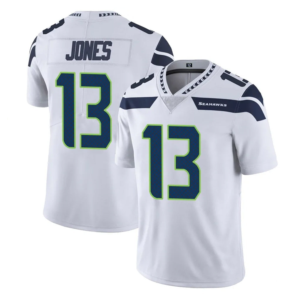 Tuec S.Seahawks #13 Ernest Jones IV Player White Limited Vapor Untouchable Home Game Stitched Jerseys