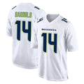 Tuec S.Seahawks #14 Sam Darnold Player White Tundra Fashion Home Game Stitched Jerseys