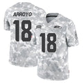 Tuec S.Seahawks #18 Elijah Arroyo Player Arctic Camo Limited Salute To Service Home Game Stitched Jerseys