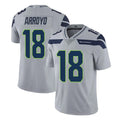 Tuec S.Seahawks #18 Elijah Arroyo Player Gray Limited Vapor Untouchable Home Game Stitched Jerseys