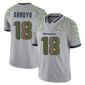 Tuec S.Seahawks #18 Elijah Arroyo Player Grey Limited 2025 Rivalries Collection Home Game Stitched Jerseys