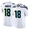 Tuec S.Seahawks #18 Elijah Arroyo Player White Limited Vapor F.U.S.E. Home Game Stitched Jerseys