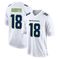 Tuec S.Seahawks #18 Elijah Arroyo Player White Tundra Fashion Home Game Stitched Jerseys