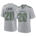 Tuec S.Seahawks #20 Julian Love Player Gray Atmosphere Fashion Home Game Stitched Jerseys