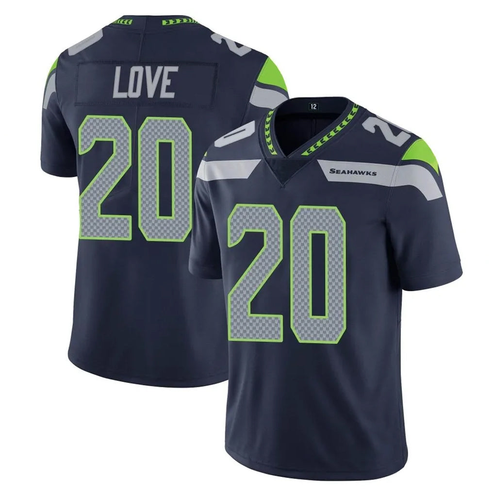 Tuec S.Seahawks #20 Julian Love Player Navy Limited Vapor Untouchable Home Game Stitched Jerseys
