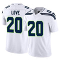 Tuec S.Seahawks #20 Julian Love Player White Limited Vapor F.U.S.E. Home Game Stitched Jerseys