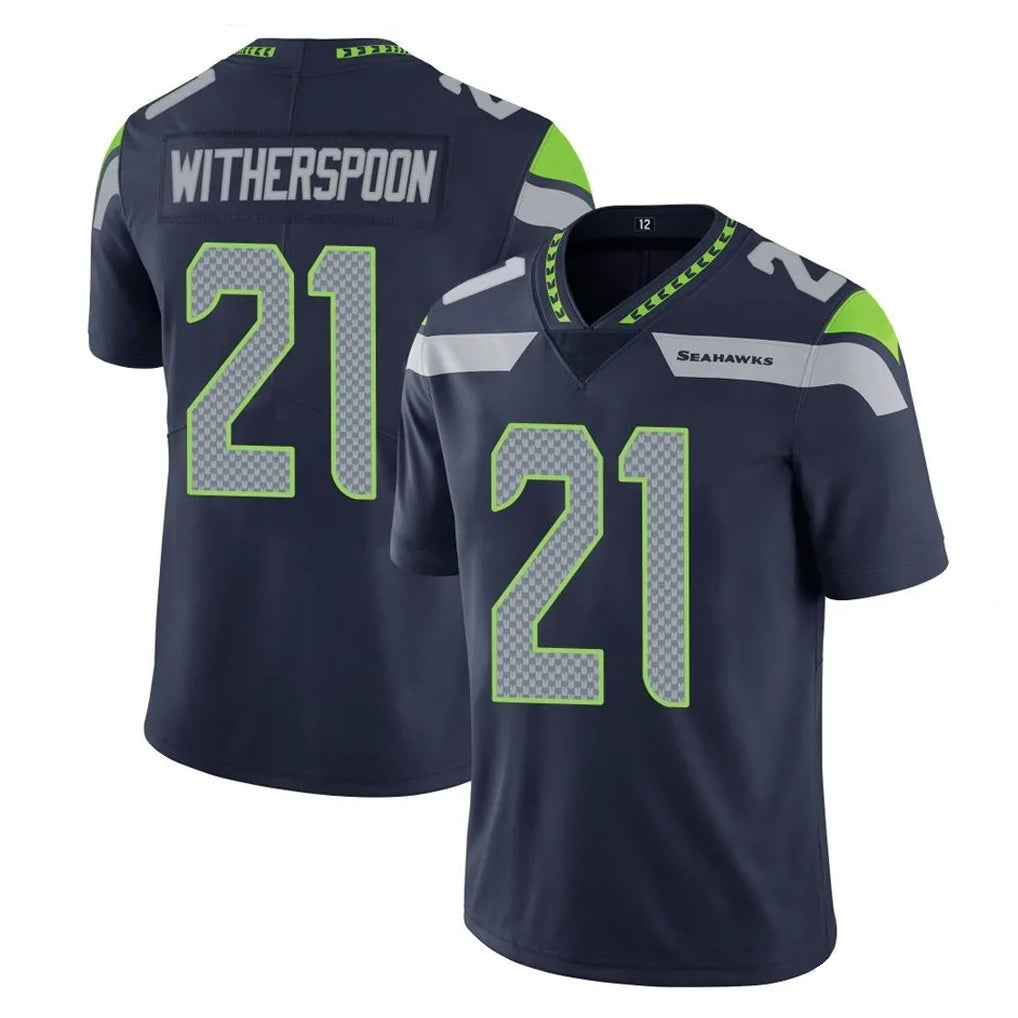 Tuec S.Seahawks #21 Devon Witherspoon Player Navy Limited Vapor Untouchable Home Game Stitched Jerseys
