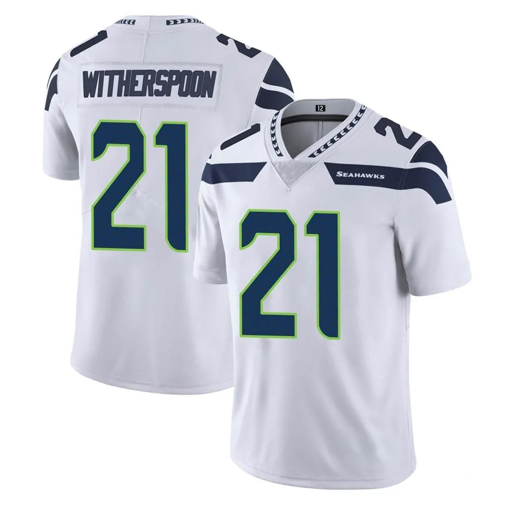 Tuec S.Seahawks #21 Devon Witherspoon Player White Limited Vapor Untouchable Home Game Stitched Jerseys