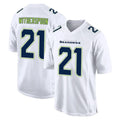 Tuec S.Seahawks #21 Devon Witherspoon Player White Tundra Fashion Home Game Stitched Jerseys