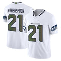 Tuec S.Seahawks #21 Devon Witherspoon Whitel Rivalries Vapor Limited Home Game Stitched Jerseys