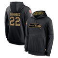 Tuec S.Seahawks #22 Rashid Shaheed Player Black Salute to Service Hoodies Limited Game Stitched Jerseys