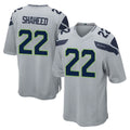Tuec S.Seahawks #22 Rashid Shaheed Player Gray Home Game Stitched Jerseys