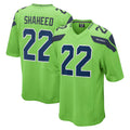Tuec S.Seahawks #22 Rashid Shaheed Player Green Home Game Stitched Jerseys