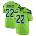 Tuec S.Seahawks #22 Rashid Shaheed Player Green Limited Color Rush Home Game Stitched Jerseys