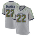 Tuec S.Seahawks #22 Rashid Shaheed Player Grey 2025 Rivalries Collection Home Game Stitched Jerseys