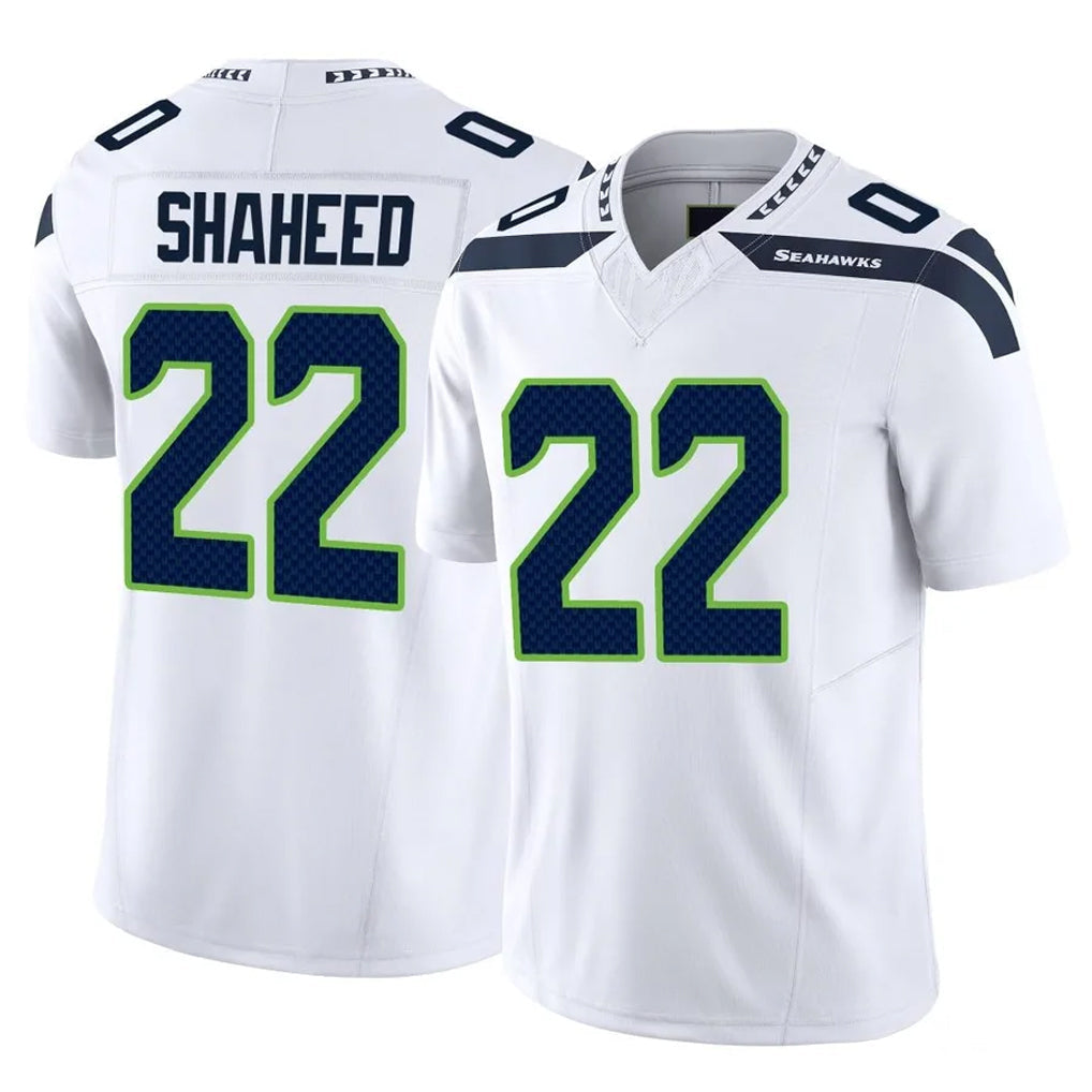 Tuec S.Seahawks #22 Rashid Shaheed Player White Limited Vapor F.U.S.E. Home Game Stitched Jerseys