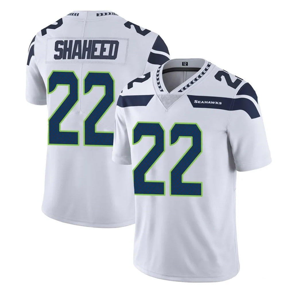 Tuec S.Seahawks #22 Rashid Shaheed Player White Limited Vapor Untouchable Home Game Stitched Jerseys