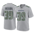 Tuec S.Seahawks #39 Ty Okada Player Gray Atmosphere Fashion Home Game Stitched Jerseys