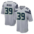 Tuec S.Seahawks #39 Ty Okada Player Gray Home Game Stitched Jerseys