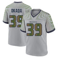 Tuec S.Seahawks #39 Ty Okada Player Grey 2025 Rivalries Collection Home Game Stitched Jerseys