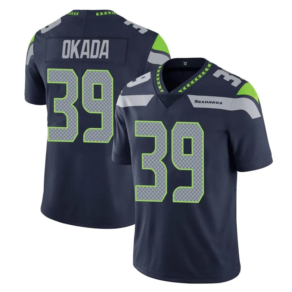 Tuec S.Seahawks #39 Ty Okada Player Navy Limited Vapor Untouchable Home Game Stitched Jerseys