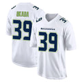 Tuec S.Seahawks #39 Ty Okada Player White Tundra Fashion Home Game Stitched Jerseys