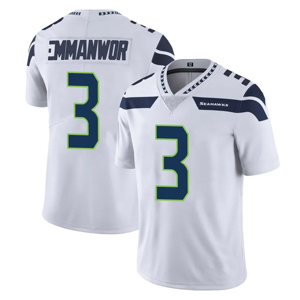 Tuec S.Seahawks #3 Nick Emmanwori Player White Limited Vapor Untouchable Home Game Stitched Jerseys