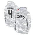 Tuec S.Seahawks #4 Michael Dickson Player Arctic Camo Limited Salute to Service Pullover Hoodies Game Stitched Jerseys