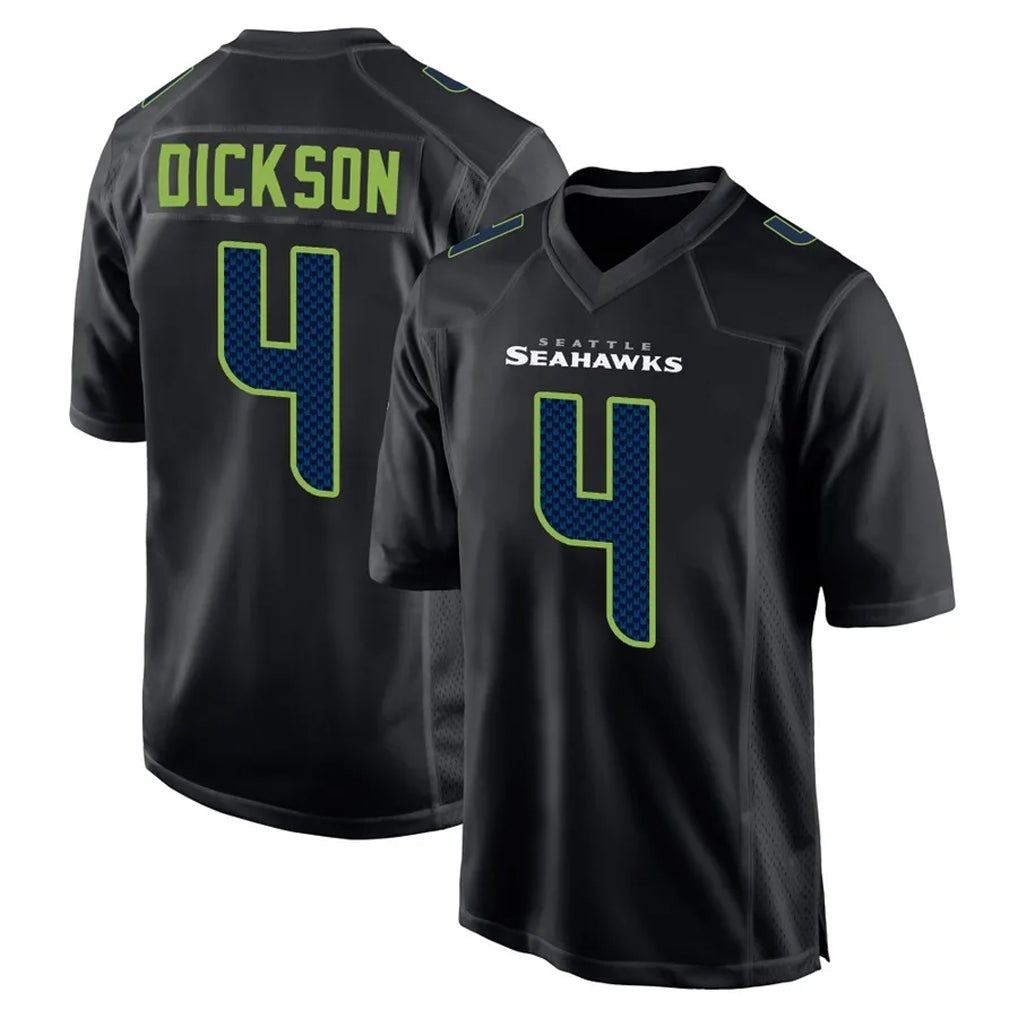 Tuec S.Seahawks #4 Michael Dickson Player Black Limited Fashion Home Game Stitched Jerseys