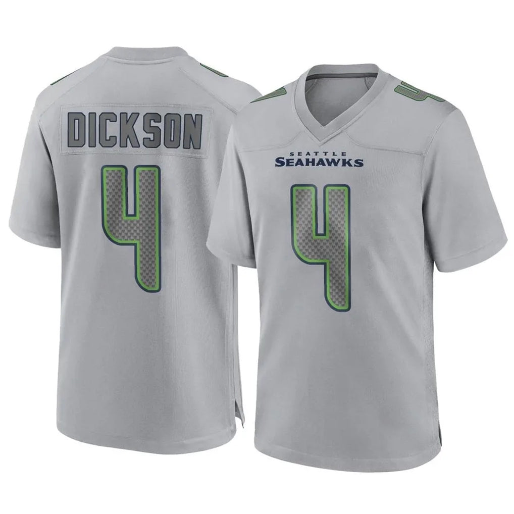 Tuec S.Seahawks #4 Michael Dickson Player Gray Atmosphere Fashion Home Game Stitched Jerseys