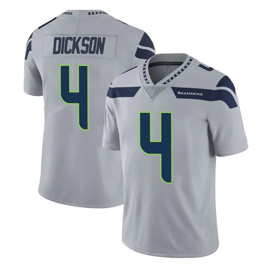 Tuec S.Seahawks #4 Michael Dickson Player Gray Limited Vapor Untouchable Home Game Stitched Jerseys