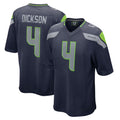 Tuec S.Seahawks #4 Michael Dickson Player Navy Home Game Stitched Jerseys
