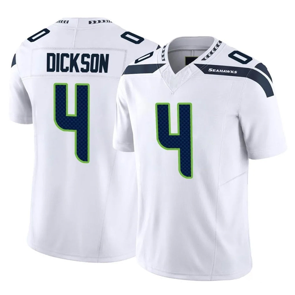 Tuec S.Seahawks #4 Michael Dickson Player White Limited Vapor F.U.S.E. Home Game Stitched Jerseys