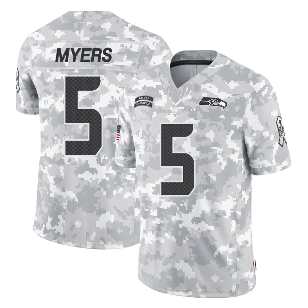 Tuec S.Seahawks #5 Jason Myers Player Arctic Camo Limited Salute To Service Home Game Stitched Jerseys
