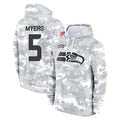 Tuec S.Seahawks #5 Jason Myers Player Arctic Camo Limited Salute to Service Pullover Hoodies Game Stitched Jerseys