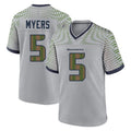 Tuec S.Seahawks #5 Jason Myers Player Grey 2025 Rivalries Collection Home Game Stitched Jerseys