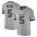 Tuec S.Seahawks #5 Jason Myers Player Grey Limited 2025 Rivalries Collection Home Game Stitched Jerseys